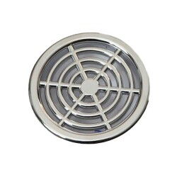 Albatur Plastik Yuvarlak Menfez Krom 60mm (141-0610-1800) - 1