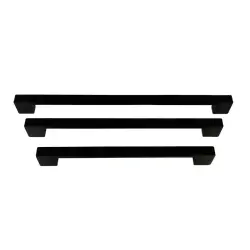 BayraktarİnceCemreModeliMobilyaKulbuSiyah160mm(B-42-160-02) - 2