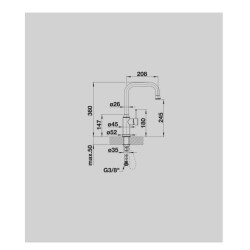Blanco Mida S Granit Batarya Kahverengi (521461) - 2
