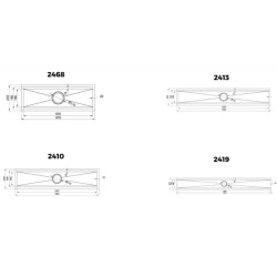 Crauf 2413 Tamamlayıcı Eviye Kanal Inox Renk (530.1420.2413.24) - 3