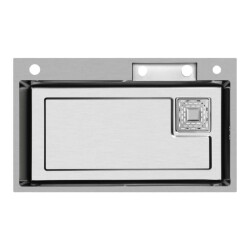 Crauf Dolce Vita 6370 PVD Kaplama Eviye Mat Gri Renk (530.2425.6370.24) - 3
