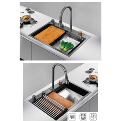 Crauf Dolce Vita 6370 PVD Kaplama Eviye Mat Gri Renk (530.2425.6370.24) - 4