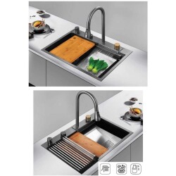 Crauf Dolce Vita 6375 Eviye Takımı Füme Renk (530.2422.6375.24) - 4