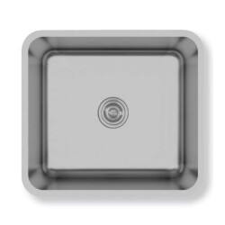 Crauf Lavello 3040 Tezgah Altı Eviye Mat Gri Renk (530.1425.3040.24) - 1