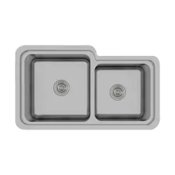 Crauf Lavello 3078 Mat Gri İkiz Eviye (537.1425.3078.24) - 1