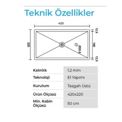 Crauf Lusso 1030 Pvd Eviye Takımı Bakır Renk (531.1424.1030.24) - 2