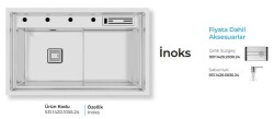 Crauf Lusso 1055 Eviye Takımı Inox Renk (531.1420.1055.24) - 2