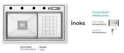 Crauf Lusso 1056 Eviye Takım Inox Renk (531.1420.1056.24) - 2