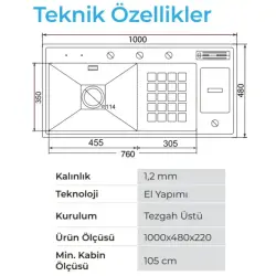Crauf Lusso 1061 Eviye Takım Inox Renk (531.1420.1061.24) - 3
