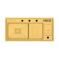 Crauf Lusso 1061 Pvd Eviye Takım Altın Renk (531.1423.1061.24) - 1