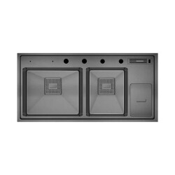 Crauf Lusso 1065 Pvd Eviye Takımı Füme Renk (537.1422.1065.24) - 1