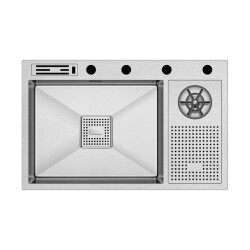Crauf Lusso 1070 Eviye Takımı Inox Renk (531.1420.1070.24) - 1