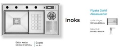 Crauf Lusso 1071 Eviye Takımı Inox Renk (531.1420.1071.24) - 2