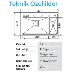 Crauf Lusso 1071 Pvd Eviye Takım Altın Renk (531.1423.1071.24) - 3