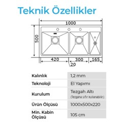 Crauf Lusso 1075 Pvd Eviye Takımı Altın Renk (537.1423.1075.24) - 3