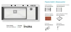 Crauf Lusso 1080 Eviye Takımı Inox Renk (531.1420.1080.24) - 2