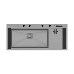 Crauf Lusso 1080 Eviye Takımı Mat Gri Renk (531.1425.1080.24) - 1