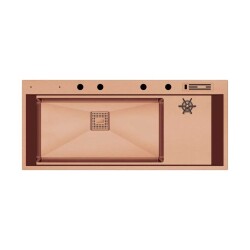 Crauf Lusso 1080 Pvd Eviye Takımı Bakır Renk (531.1424.1080.24) - 1