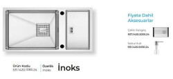 Crauf Lusso 1085 Eviye Takımı Inox Renk (531.1420.1085.24) - 2