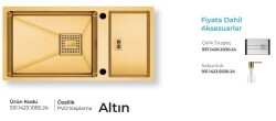Crauf Lusso 1085 Pvd Eviye Takım Altın Renk (531.1423.1085.24) - 2