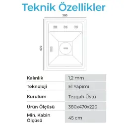 Crauf Lusso 6390 Eviye Takımı Inox Renk (531.1420.6390.24) - 3