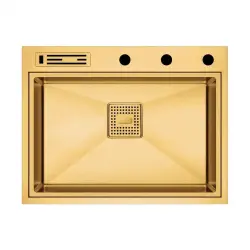 Crauf Lusso 6391 Pvd Eviye Takımı Altın Renk (531.1423.6391.24) - 1