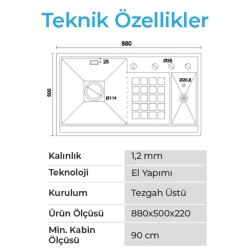 Crauf Lusso 6395 Eviye Takımı Inox Renk (531.1420.6395.24) - 3