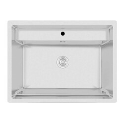 Crauf Poli 6302 Çelik Eviye Inox Renk (530.2420.6302.24) - 1