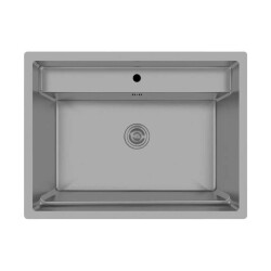 Crauf Poli 6302 Eviye Mat Gri Renk (530.2425.6302.24) - 1