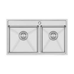 Crauf Poli 6311 İkiz Eviye Inox Renk (537.2420.6311.24) - 1
