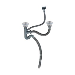 Crauf Sifon Takımı Çift Göz Inox Renk (930.1420.9031.24) - 1