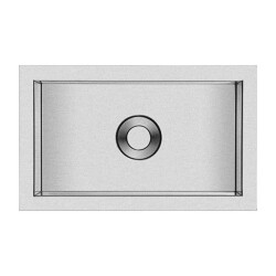 Crauf Tamamlayıcı Aksesuar Eviye Çelik Hazne Inox Renk (937.1420.1934.25) - 1