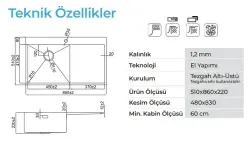 Crauf Via Lattea 6172 Eviye Pvd Altın Renk Sağ (533.2423.6172.22) - 2