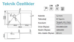 Crauf Via Lattea 6172 Pvd Eviye Bakır Renk Sol (533.2424.6172.23) - 2