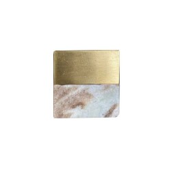 Doğal Taş Kulp Mat Sarı/Kum Rengi 40mm (KV CK 102S) - 1