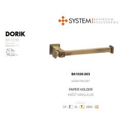 Dorık Kağıt Havluluk Antik Renk (BA1036 003 ABM) - 2