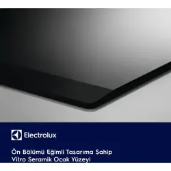 Electrolux İndüksiyonlu Vitro Seramik Ankastre Ocak 60cm Siyah Renk (LIT60428C) - 3