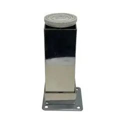 Eroğlu Düz Metal Ayak 40x40mm 12cm Krom (401-01-12-18) - 2
