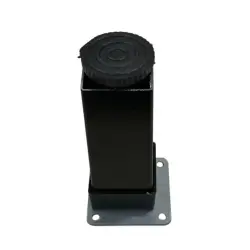 Eroğlu Düz Metal Ayak 40x40mm 12cm Siyah (401-01-12-02) - 2
