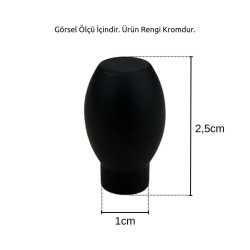 Fds20mmMermiDüğmeKulpKrom(1008KR) - 3