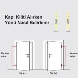 Hafele Kilit Karşılığı Sol Yönlü (911.39.206) - 3