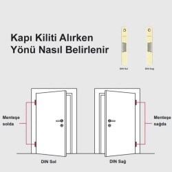 Hafele Sessiz Kilit Cb Gümüş Renk 55/18mm Sağ Yönlü (911.01.193) - 3