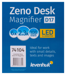 Levenhuk Zeno Desk D17 Büyüteç - 13