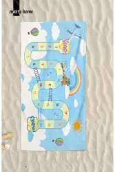 Marte Home Baskılı Plaj Havlusu - 1