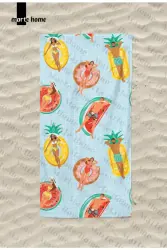 Marte Home Baskılı Plaj Havlusu - 1