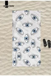 Marte Home Baskılı Plaj Havlusu - 1