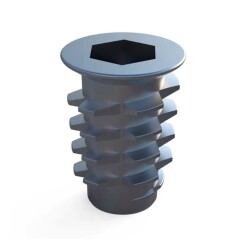 Mesan Ø8x16mm M6 Metal Tırtıllı Dübel (102-04-13-403) - 1