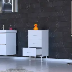 ModilaynSÖKE3'lüÇekmeceBanyoDolabı40cm(103-B3Ç_B_40) - 1