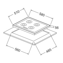 PeraPOAECS64EmayeSiyahAnkastreOcak(420777D) - 2