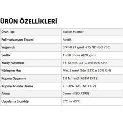 Selsil Genel Amaçlı Silikon Siyah 280 Gr (SEL25) - 2